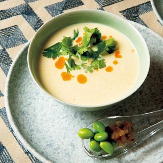 暑い夏は冷製スープで栄養補給／つめたい豆乳スープ【小堀紀代美のラクラク10分レシピ】