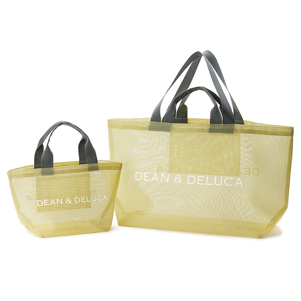 DEAN & DELUCAの夏バッグ】レモンイエローにグレーの持ち手がさわやか