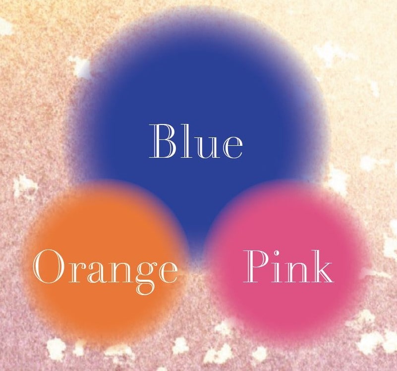 シウマさんおすすめ　2024年のラッキーカラー　ブルー、ピンク、オレンジ