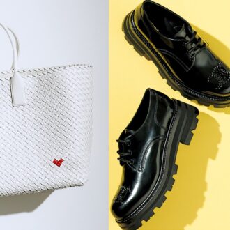 【春の靴バッグ】大人に可愛さをプラス！「ボッテガ・ヴェネタ」の赤ハートバッグ、「セリーヌ」のロゴ入りシューズ！