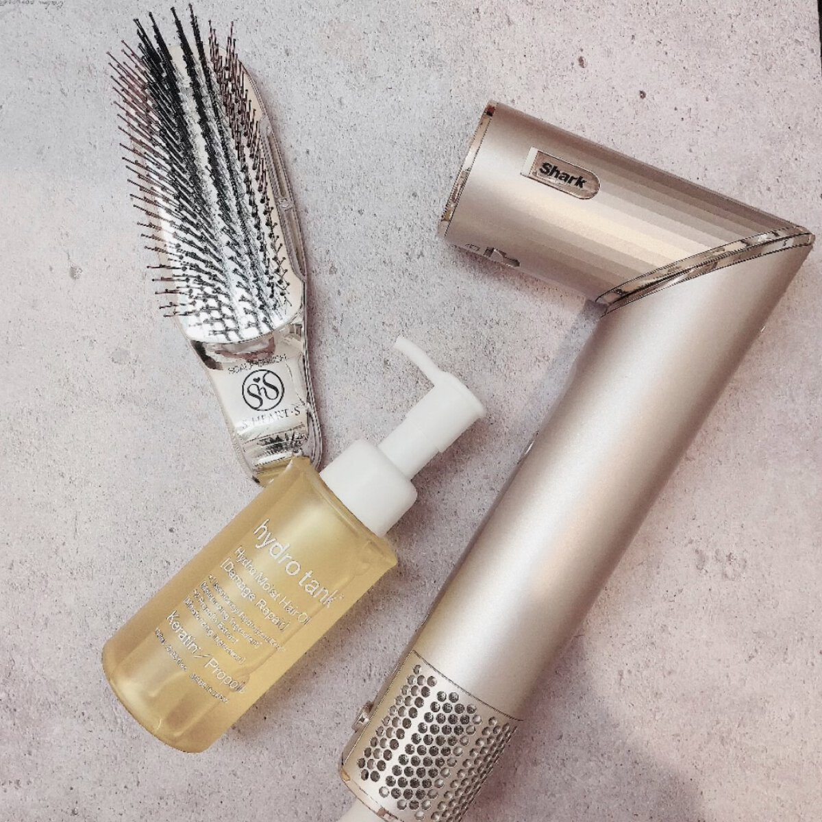 shark Flex style ピンク 付属品2点（【ドライヤー実機レビュー