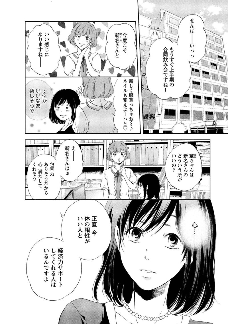 マンガ『あなたがしてくれなくても』　華は新名を狙っている