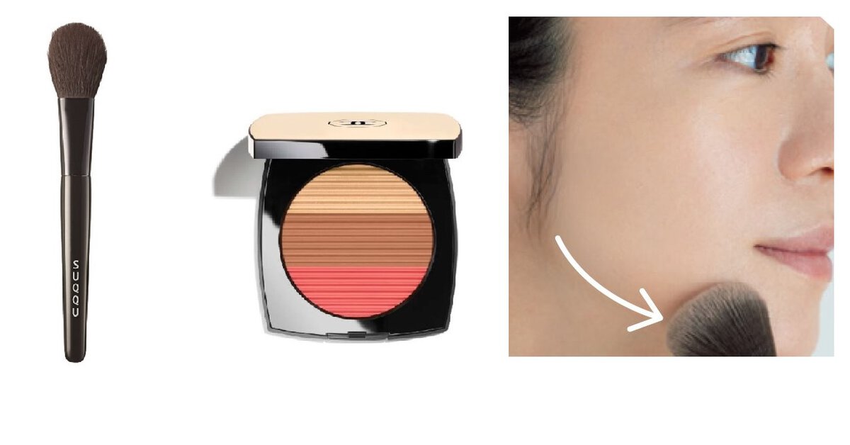 without 一式とサンプルセット、メイクベース スタイリッシュシンプル 携帯用メイクブラシ6本セット