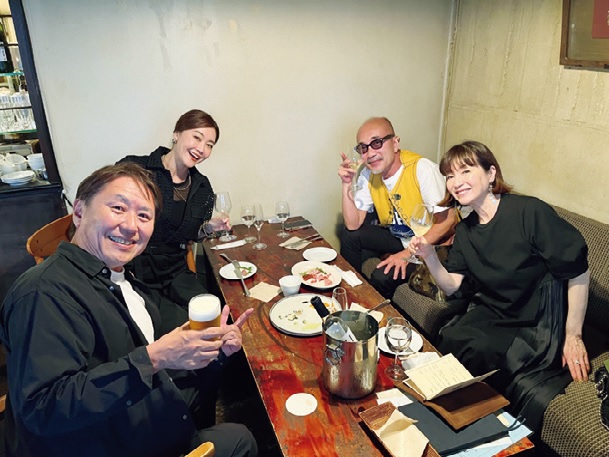 観月ありささん、竹中直人さん、藤真利子さんの食事会