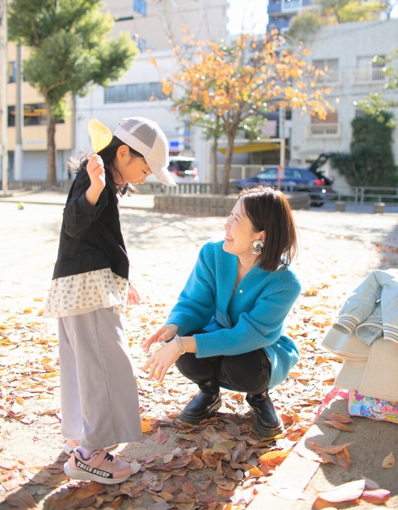 かがやき隊の兼原梢さん　子育ての悩み