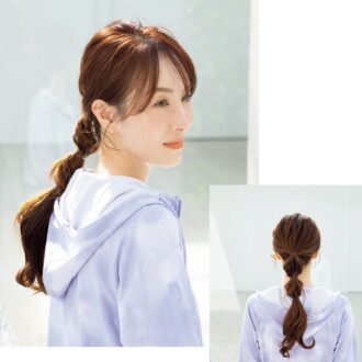 【夏のヘアアレンジ】プールや海で崩れにくいまとめ髪は、連続「くるりんぱ」