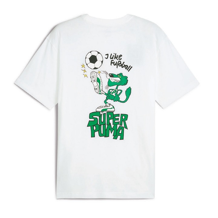 PUMAのTシャツ　サッカーモチーフ