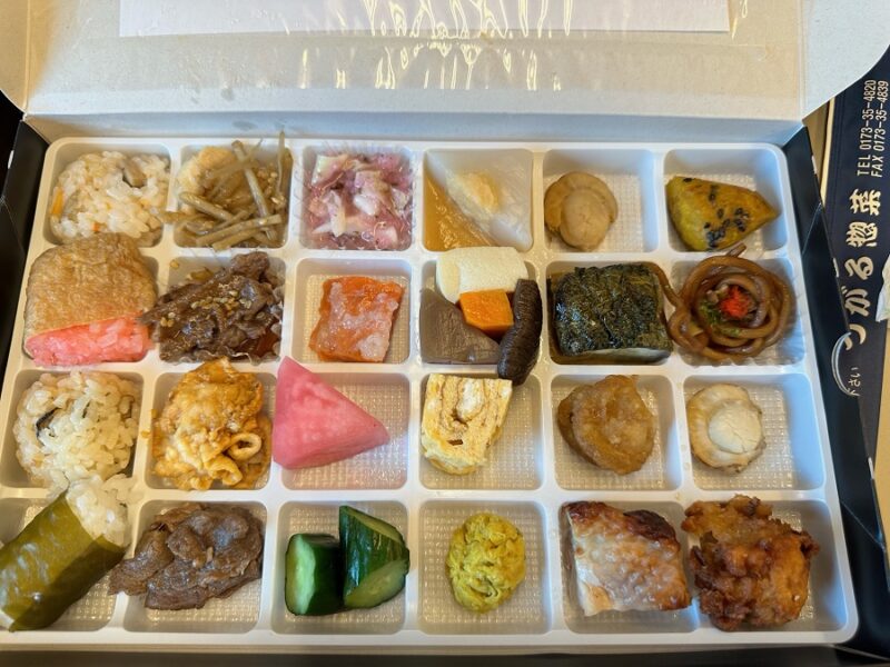 つがるめんこい懐石弁当　つがる惣菜の中身