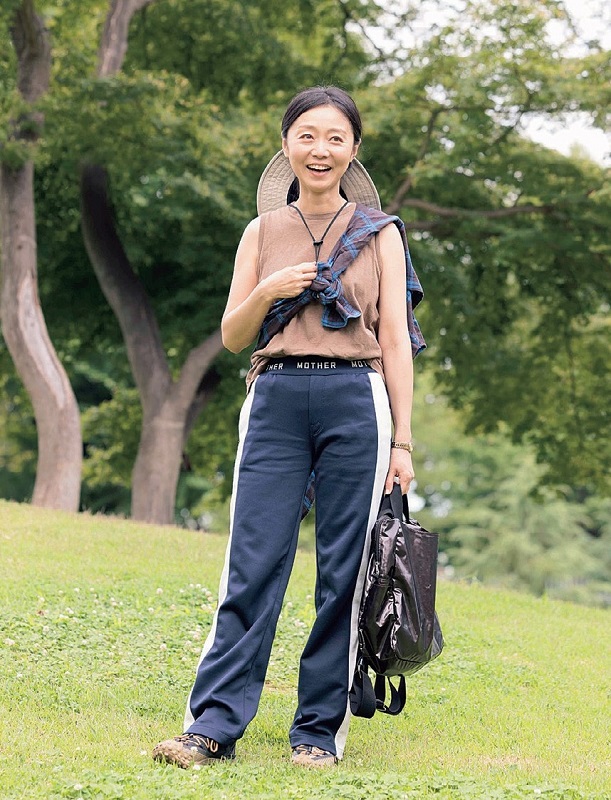 ライター土谷沙織さんの登山コーデ