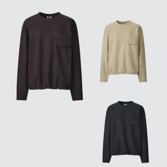 Uniqlo Uのブラッシュドジャージープルオーバー　