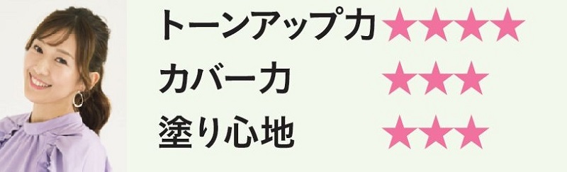 メディアのトーンアップ下地を上田純与さんが採点