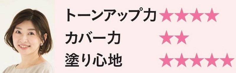 メディア メイクアップベースを佐々木美穂さんが採点