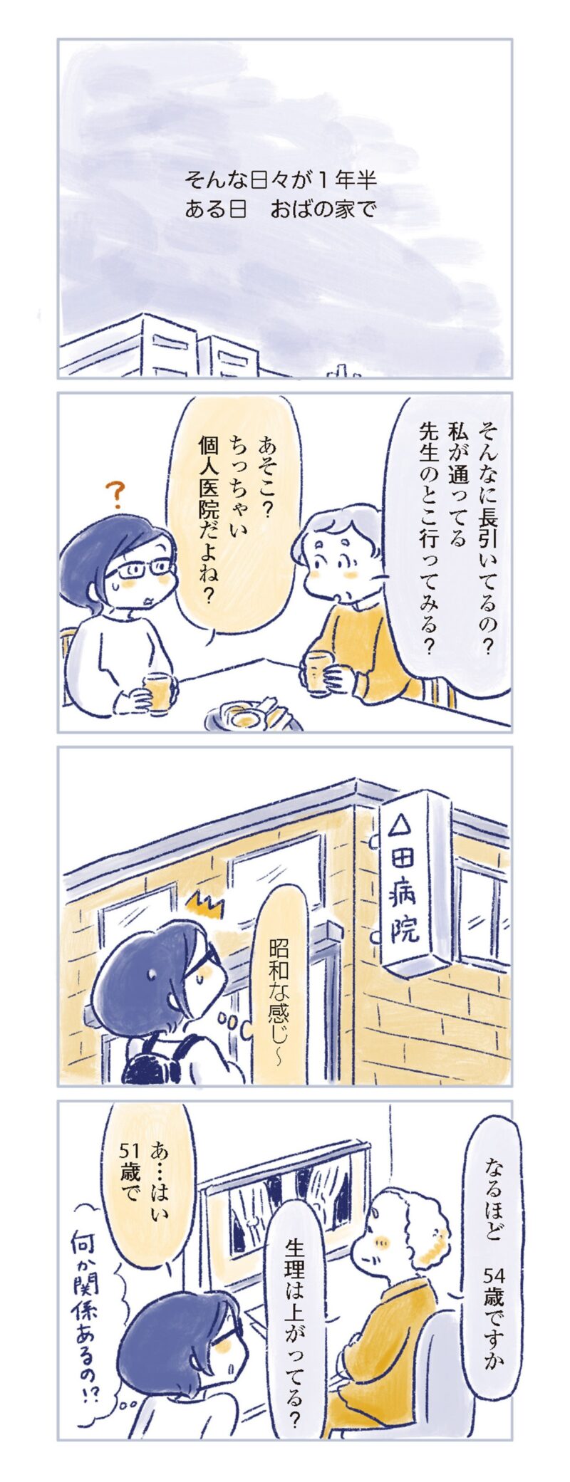 更年期マンガ『私の生理のしまい方』57ページ4