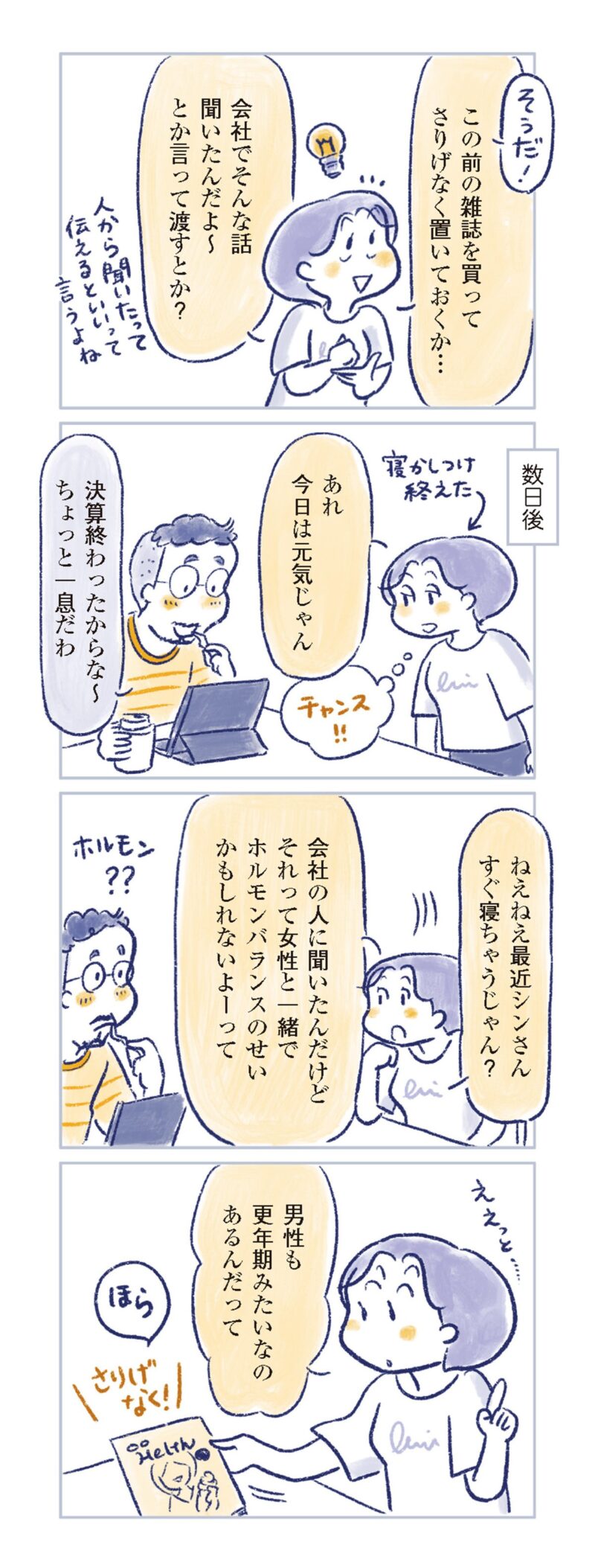 更年期マンガ『私の生理のしまい方』147ページ2