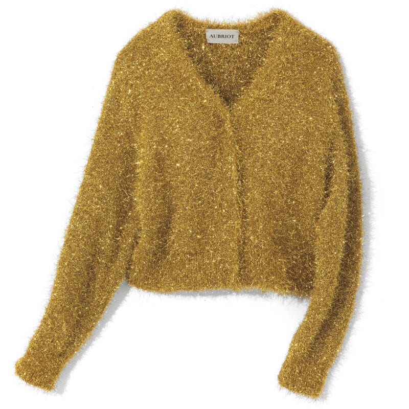 カーディガン5万600円（オブリオ）