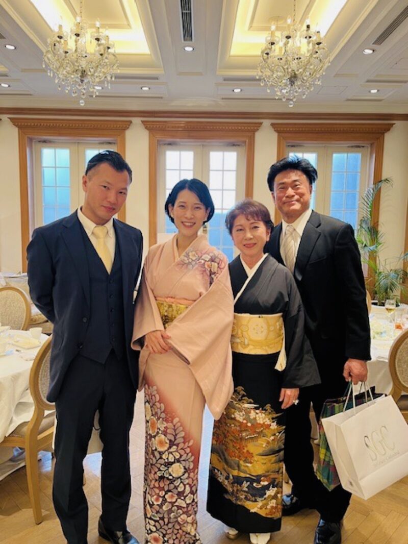 GLOW読者チーム・かがやき隊の池田さん　結婚式に着物で出席