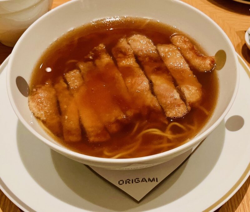 キャピトルホテル東急・ORIGAMIのパーコー麺