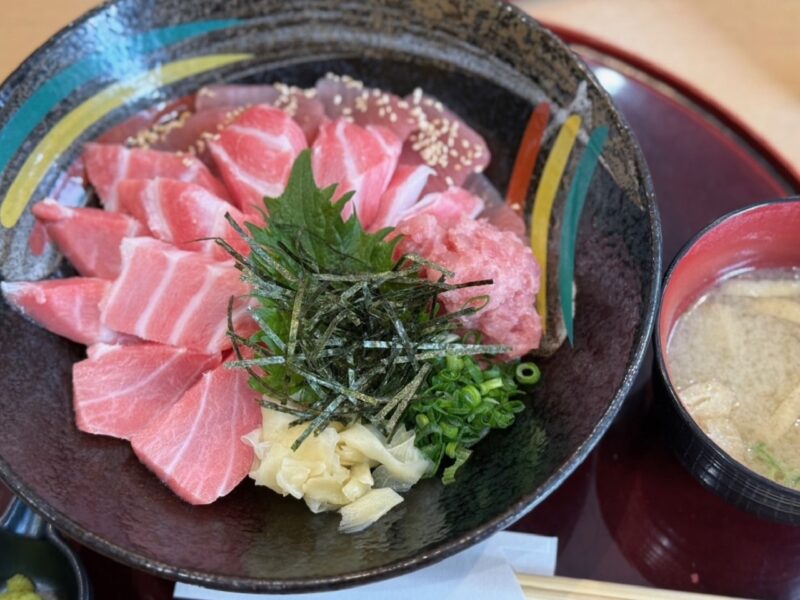 鹿児島 串木野　松榮丸食堂のまぐろ丼