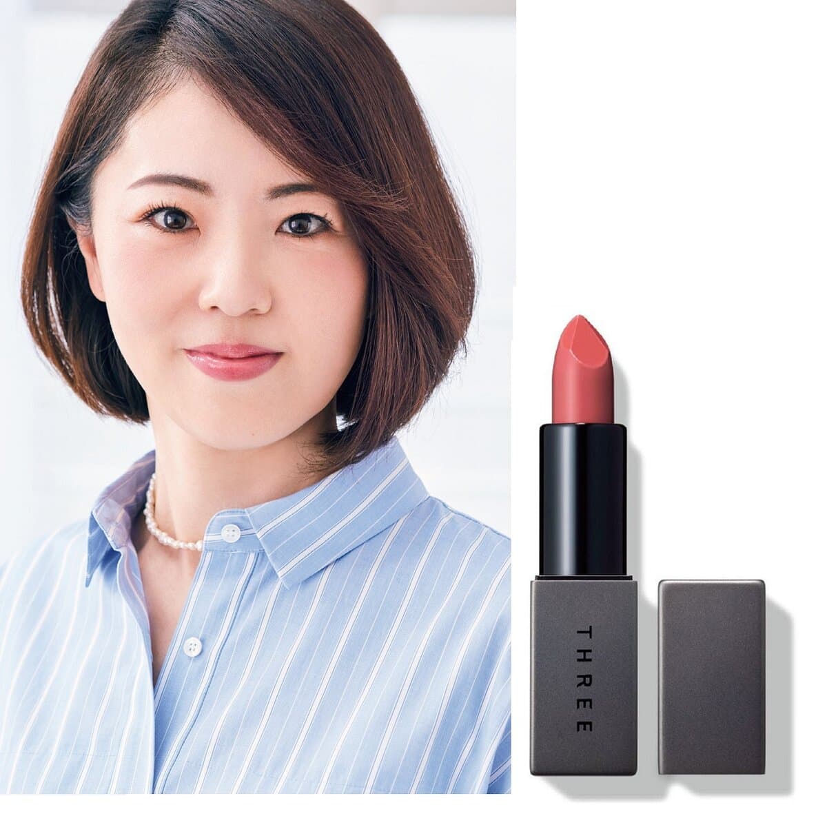 40代の唇のくすみ・しぼみを救済！「ツヤ系くすみピンク」の口紅で