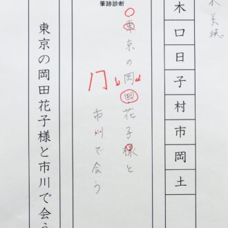 GLOW読者モデル・佐々木美穂さんの筆跡を診断