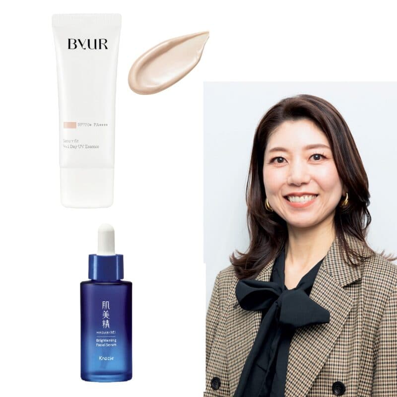 くすみ対策の美白＆日焼け止めクリームを読者モデルがお試し