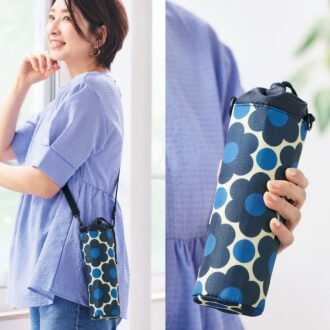 保冷ボトルケースはストラップ付き　GLOW7月号増刊付録