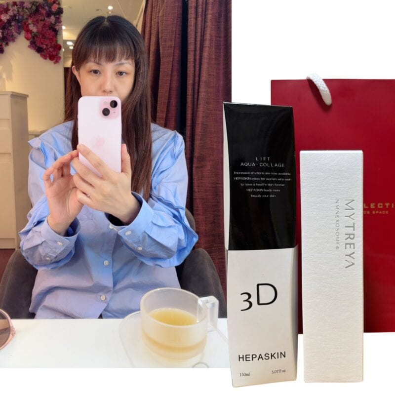 月イチでエステでスキンケアしている島添淳子さん