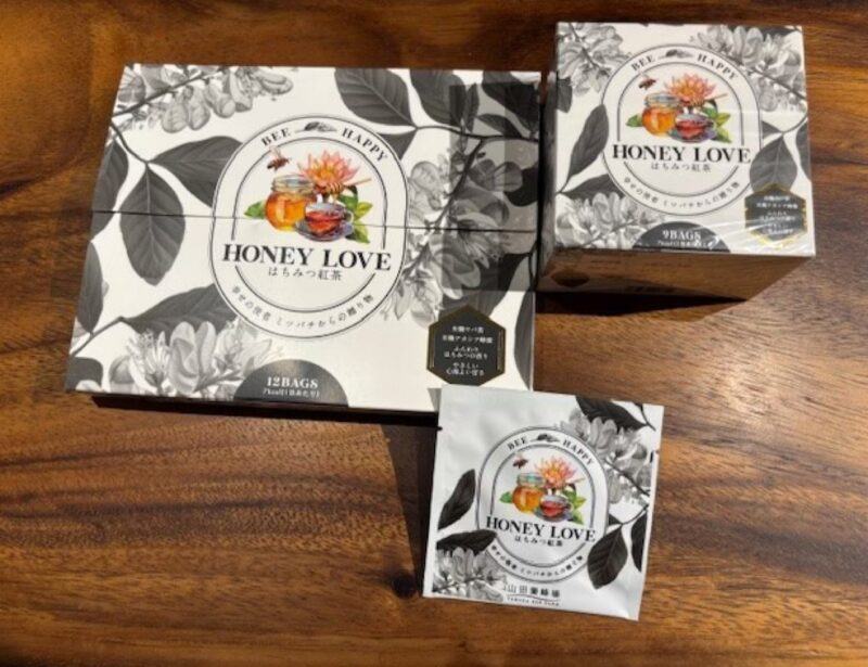 山田養蜂場のはちみつ紅茶　アカシア蜂蜜とウバ茶を使用