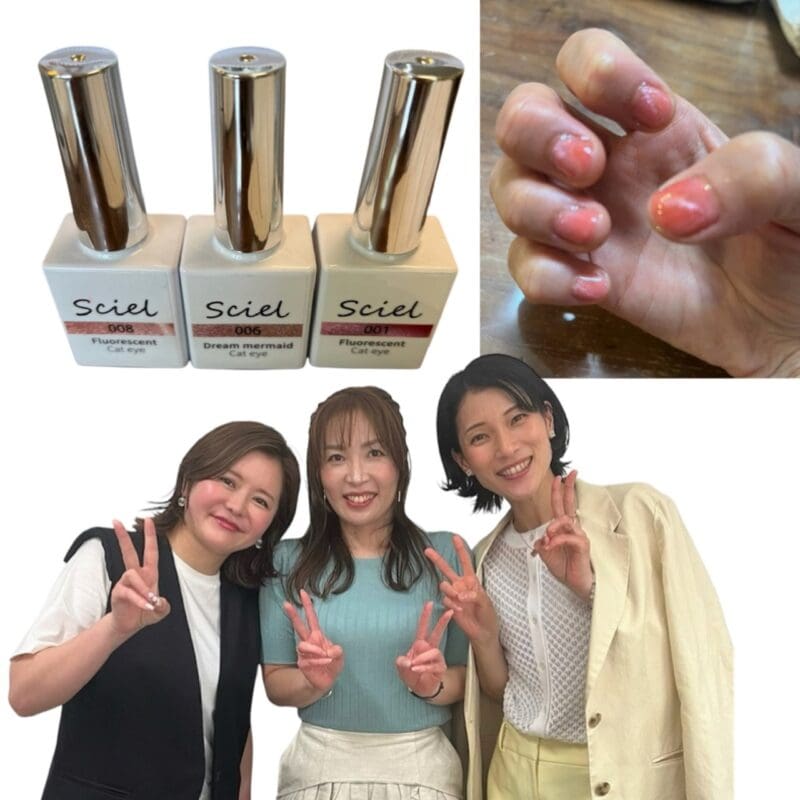 GLOW読者モデルのセルフネイル