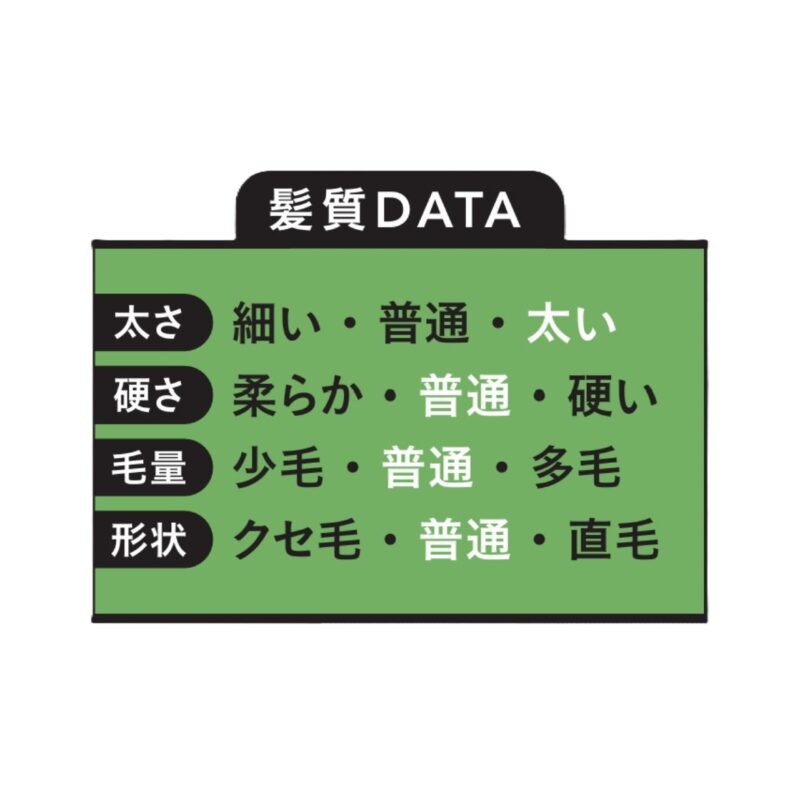 髪質データ