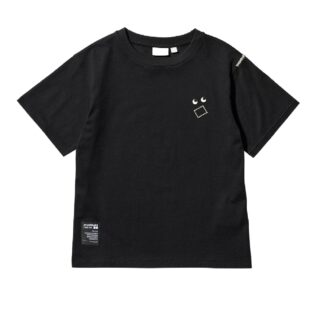 ユニクロとアニヤハインドマーチのキッズTシャツ ブラック
