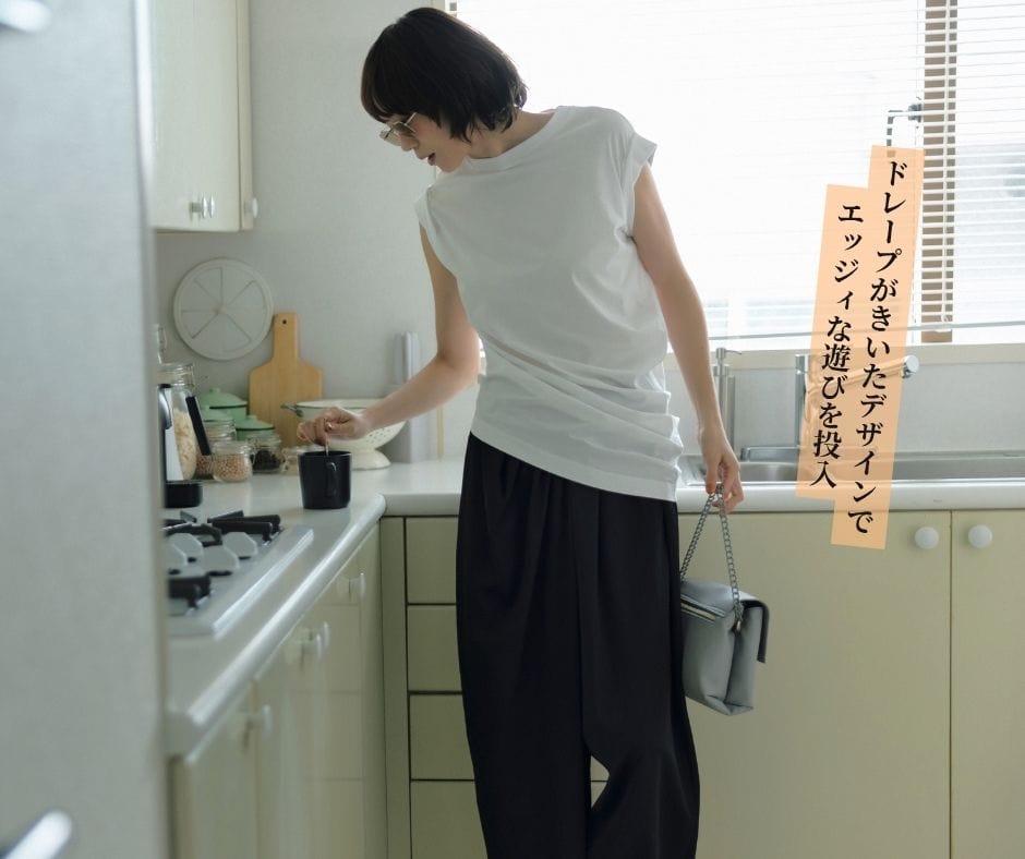 大人におすすめデザインTシャツモデルカット