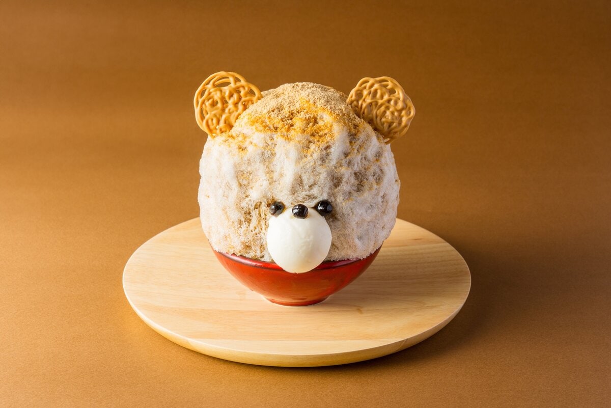 WA!!くまのかき氷（黒蜜きなこ）　1,580円