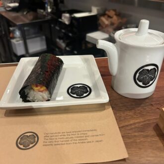 YUNOMI HANDROLL という4月にカルバーシティにオープンしたばかりのお店。反ドロールが人気