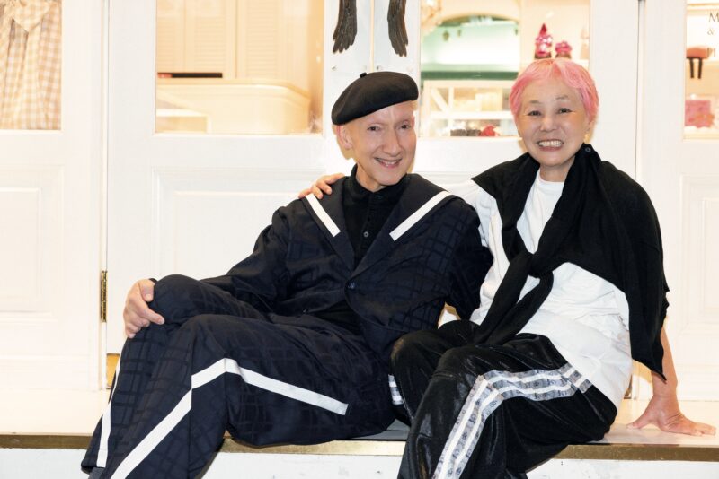 MILK 大川ひとみさんとイギリス帽子デザイナースティーブン・ジョーンズStephen Jones