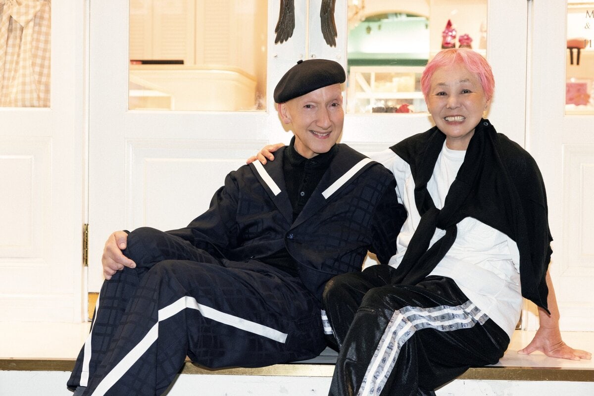MILK 大川ひとみさんとイギリス帽子デザイナースティーブン・ジョーンズStephen Jones