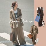 【40代通勤コーデ】今、ブラウンが洒落見えの鍵！Tシャツ＆スニーカーを格上げする旬セットアップ4選