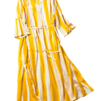 HOUSE OF LOTUSのカフタンワンピース、4万7300円（ハウス オブ ロータス／ハウス オブ ロータス 二子玉川店）