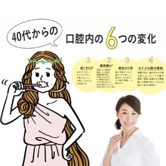 【歯と口のトラブル】歯の色・歯ぐき下がり、ドライマウス…。40代からの口腔内の変化を歯科医が指南！