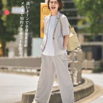 眼鏡4万6200円（プロポ／プロポデザイン）