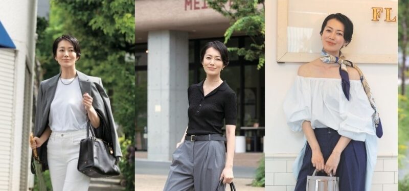 【40代スナップ】「圧を与えない」が新マナー!? 松田珠希さんの上品カジュアル1週間