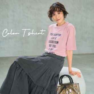【40代おしゃれ】カラーTシャツは、色×色のコーデが鍵！ 大人が洒落る配色コーデ４選
