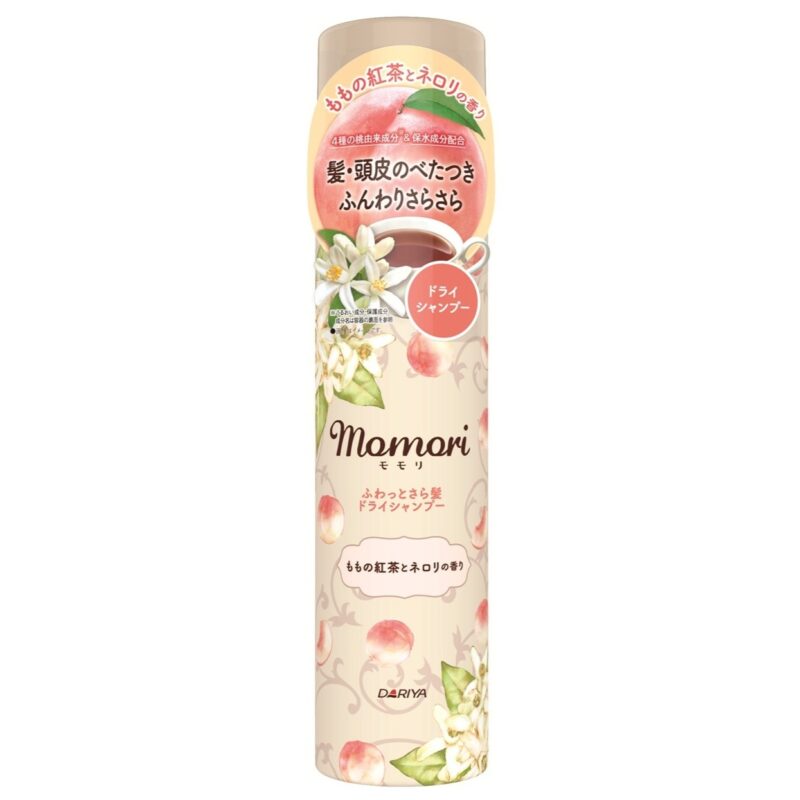 スプレーするだけで頭皮と髪のべたつきを抑え、シャンプーしたての髪へ。ほんのりメントール感も気持ちいい。モモリ ふわっとさら髪ドライシャンプー 100g 1111円※編集部調べ（ダリヤ）　
