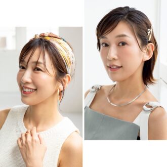 【簡単How to】ピン＆スカーフで華やかに！40代ショートヘアのふんわりまとめ髪