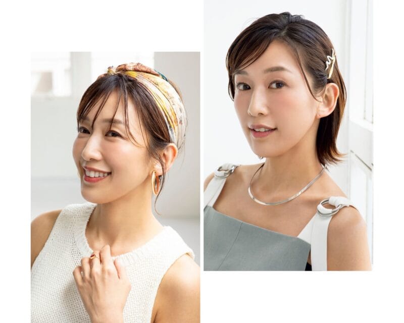 夏ショートヘアのまとめ髪テク