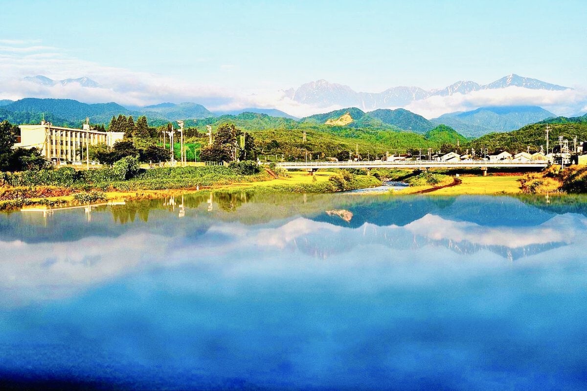 富山・上市、湧き水