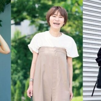 【40代スナップ】時短＆洒落感を叶える“主役級オールインワン”最旬コーデ４選