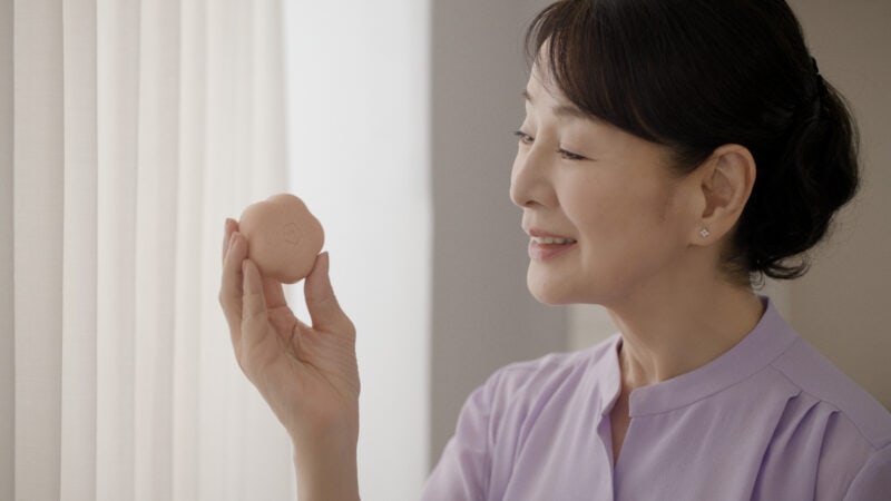 五島の椿石鹸、吉永小百合さんCM