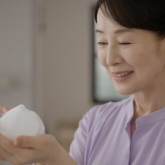 五島の椿石鹸、吉永小百合さんCM