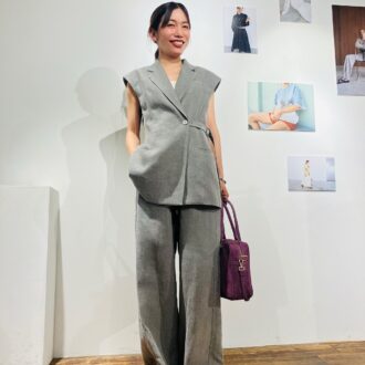 【40代スナップ】足長効果抜群！な” TELAのジャケット”で大人のエレガンスコーデ｜フリーランスPR吉村ともこさん